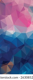 Abstract Polygonal Geometric Triangle Pattern Background