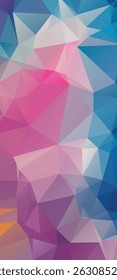 Abstract Polygonal Geometric Triangle Pattern Background