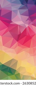Abstract Polygonal Geometric Triangle Pattern Background