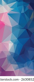 Abstract Polygonal Geometric Triangle Pattern Background