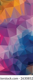 Abstract Polygonal Geometric Triangle Pattern Background