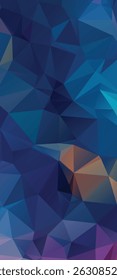Abstract Polygonal Geometric Triangle Pattern Background