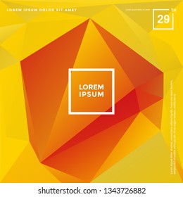 Abstract polygonal geometric vector background,Irregular shape pattern