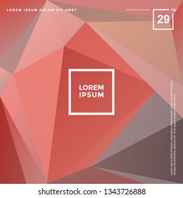 Abstract polygonal geometric vector background,Irregular shape pattern