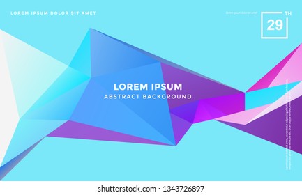 Abstract polygonal geometric vector background,Irregular shape pattern