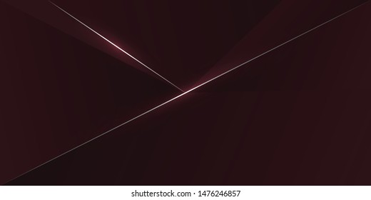 abstract polygonal gold line dark background