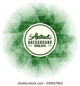 Abstract polygonal halftone texture and background. Vector and illustration.