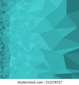 Abstract polygonal icy background. Geometric backdrop in Origami style. Beautiful vector illustration made from triangular shapes.