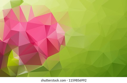 Abstract polygonal illustration, which consist of triangles. Triangular design for your business. Geometric background 