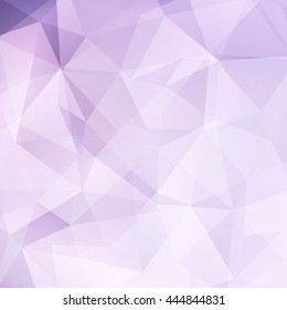 Abstract polygonal light background. Pastel pink geometric vector illustration. Creative design template. 