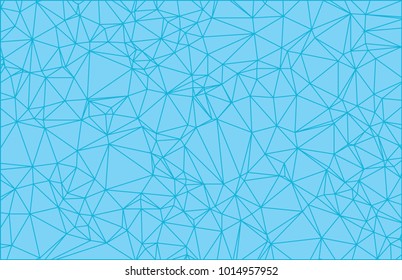 Abstract polygonal line background. Vector illustration. Blue low poly with line background.  polygon for flayer, business card, banner, poster.