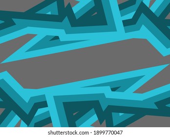 Resumen de fondo de líneas poligonales con tema de color azul y gris