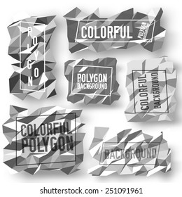 abstract polygonal low poly backgrounds concept. Vector illustration design template for web and mobile appliance 