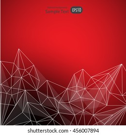 Abstract polygonal mesh background.