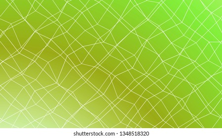 Abstract polygonal mesh template. Decorative design for your idea. Vector illustration. Creative gradient color
