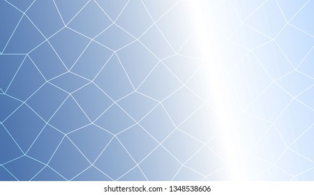 Abstract polygonal mesh template. Decorative design for your idea. Vector illustration. Creative gradient color
