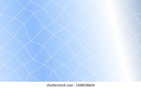 Abstract polygonal mesh template. Decorative design for your idea. Vector illustration. Creative gradient color