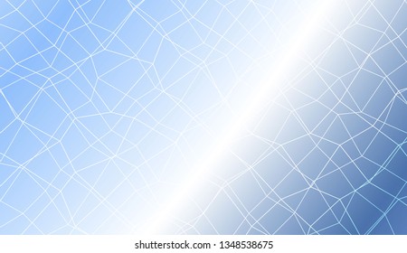 Abstract polygonal mesh template. Decorative design for your idea. Vector illustration. Creative gradient color