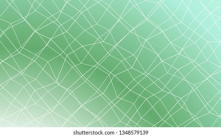 Abstract polygonal mesh template. Decorative design for your idea. Vector illustration. Creative gradient color