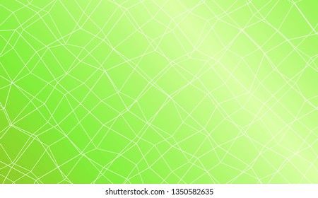 Abstract polygonal mesh template. Decorative design for your idea. Vector illustration. Creative gradient color