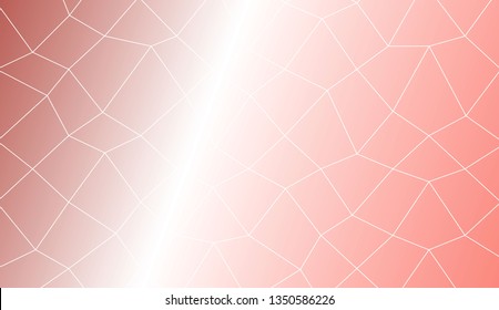 Abstract polygonal mesh template. Decorative design for your idea. Vector illustration. Creative gradient color