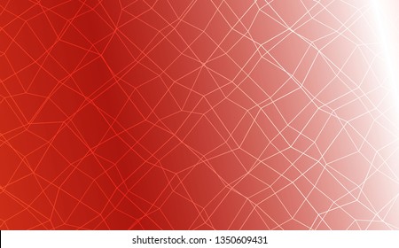 Abstract polygonal mesh template. Decorative design for your idea. Vector illustration. Creative gradient color