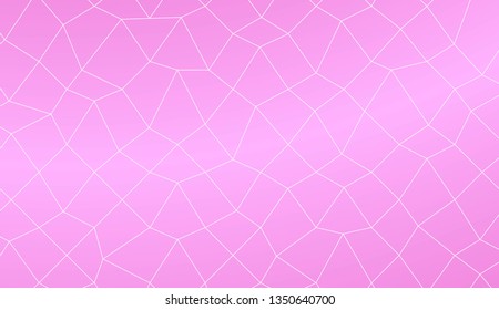 Abstract polygonal mesh template. Decorative design for your idea. Vector illustration. Creative gradient color