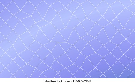 Abstract polygonal mesh template. Decorative design for your idea. Vector illustration. Creative gradient color