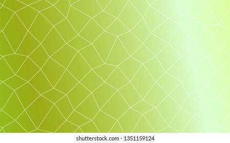 Abstract polygonal mesh template. Decorative design for your idea. Vector illustration. Creative gradient color