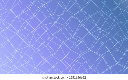 Abstract polygonal mesh template. Decorative design for your idea. Vector illustration. Creative gradient color
