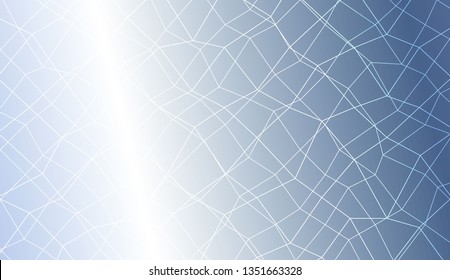 Abstract polygonal mesh template. Decorative design for your idea. Vector illustration. Creative gradient color