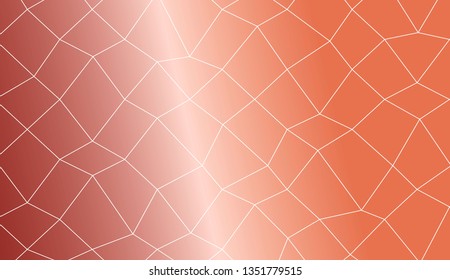Abstract polygonal mesh template. Decorative design for your idea. Vector illustration. Creative gradient color