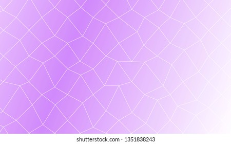 Abstract polygonal mesh template. Decorative design for your idea. Vector illustration. Creative gradient color