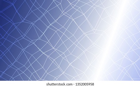 Abstract polygonal mesh template. Decorative design for your idea. Vector illustration. Creative gradient color