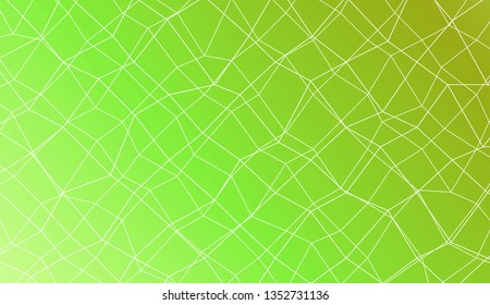 Abstract polygonal mesh template. Decorative design for your idea. Vector illustration. Creative gradient color