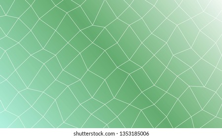 Abstract polygonal mesh template. Decorative design for your idea. Vector illustration. Creative gradient color