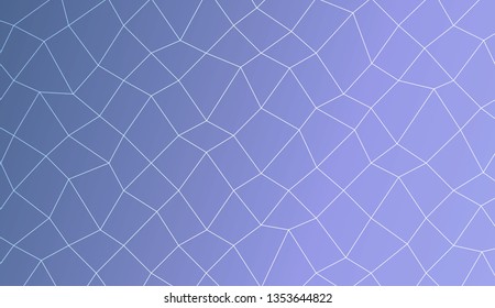 Abstract polygonal mesh template. Decorative design for your idea. Vector illustration. Creative gradient color