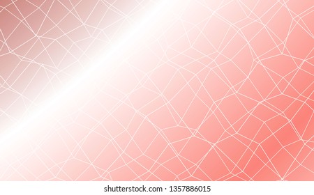 Abstract polygonal mesh template. Decorative design for your idea. Vector illustration. Creative gradient color
