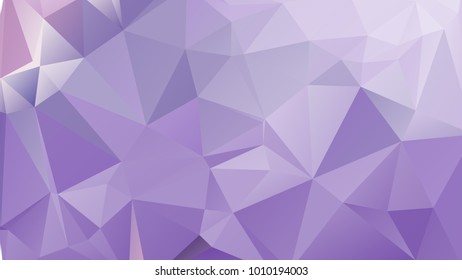 Abstract polygonal mosaic background consisting of triangles of different sizes and colors. Vector illustration in low poly style