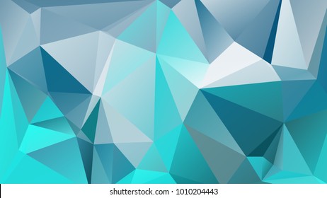 Abstract polygonal mosaic background consisting of triangles of different sizes and colors. Vector illustration in low poly style. Creative geometrical wallpaper. Crumpled surface