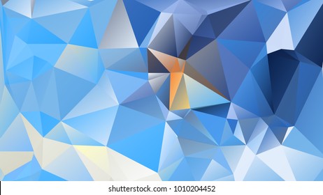 Abstract polygonal mosaic background consisting of triangles of different sizes and colors. Vector illustration in low poly style. Creative geometrical wallpaper. Crumpled surface