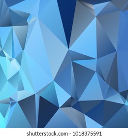 Abstract polygonal mosaic background consisting of triangles of different sizes and colors. Vector illustration in low poly style. Modern geometrical backdrop. Crumpled colorful surface
