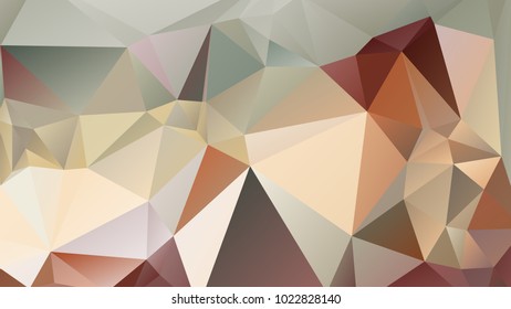 Abstract polygonal mosaic background consisting of triangles of different sizes and colors. Vector illustration in low poly style. Modern geometrical backdrop. Crumpled colorful surface