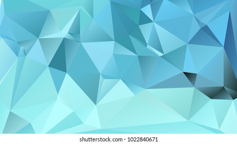 Abstract polygonal mosaic background consisting of triangles of different sizes and colors. Vector illustration in low poly style. Modern geometrical backdrop. Crumpled colorful surface