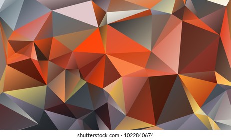 Abstract polygonal mosaic background consisting of triangles of different sizes and colors. Vector illustration in low poly style. Modern geometrical backdrop. Crumpled colorful surface