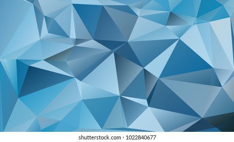 Abstract polygonal mosaic background consisting of triangles of different sizes and colors. Vector illustration in low poly style. Modern geometrical backdrop. Crumpled colorful surface