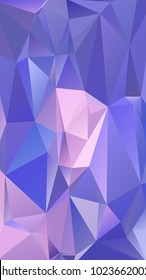 Abstract polygonal mosaic background consisting of triangles of different sizes and colors. Vector illustration in low poly style. Modern geometrical backdrop. Crumpled colorful surface