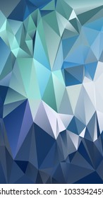 Abstract polygonal mosaic background consisting of triangles of different sizes and colors. Vector illustration in low poly style. Modern geometrical backdrop. Crumpled colorful surface