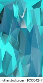 Abstract polygonal mosaic background consisting of triangles of different sizes and colors. Vector illustration in low poly style. Modern geometrical backdrop. Crumpled colorful surface