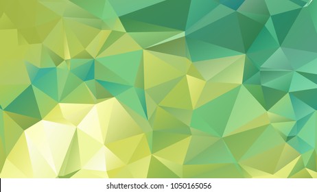 Abstract polygonal mosaic background consisting of triangles of different sizes and colors. Vector illustration in low poly style. Creative geometrical wallpaper. Crumpled colorful surface